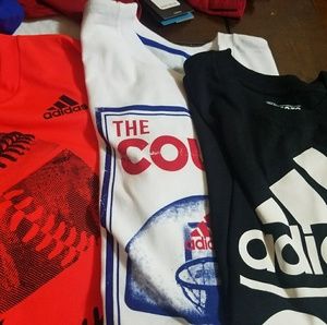 ADIDAS 3 ASSORTED SHIRTS BOYS